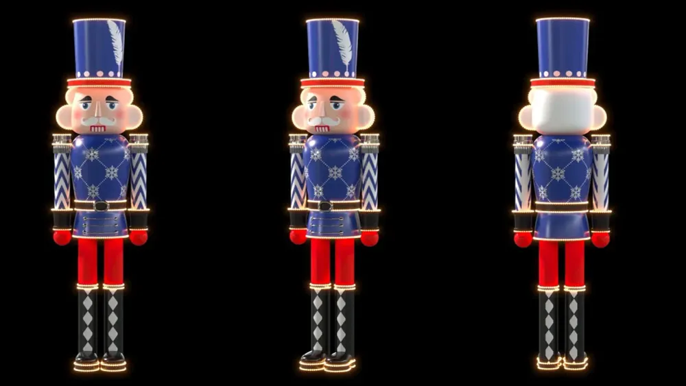 Большая фигура "Щелкунчик" солдатик