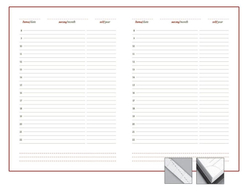 Подарочный набор: Ежедневник недатированный и Шариковая ручка Parker IM Metal, цвет: Black GT