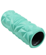 Ролик массажный FA-507, EVA/PP, средняя жесткость, 32,5x12,5 cм, мятный/серый