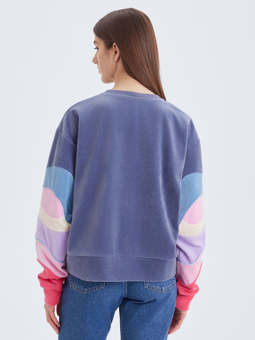 Толстовка "Бабочка" индиго