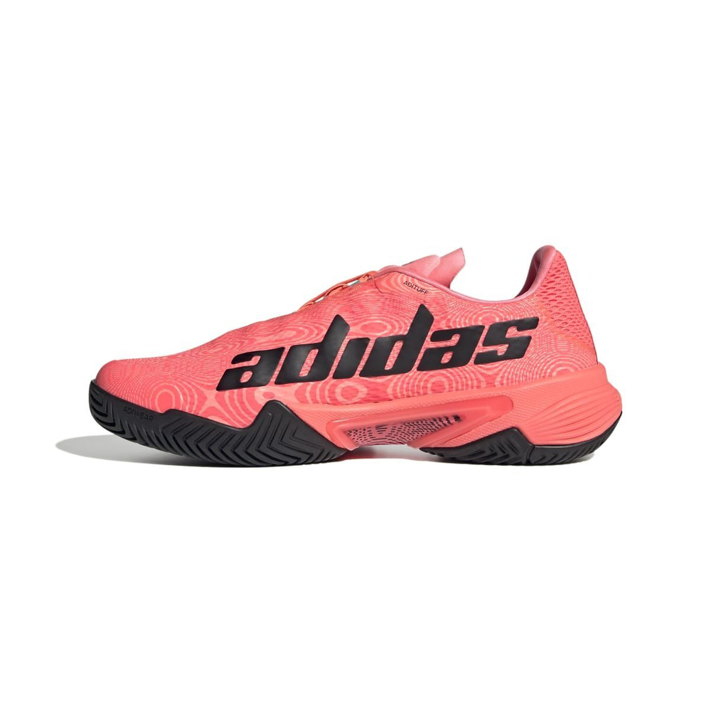 Мужские кроссовки теннисные Adidas Barricade M - turbo/core black/acid red