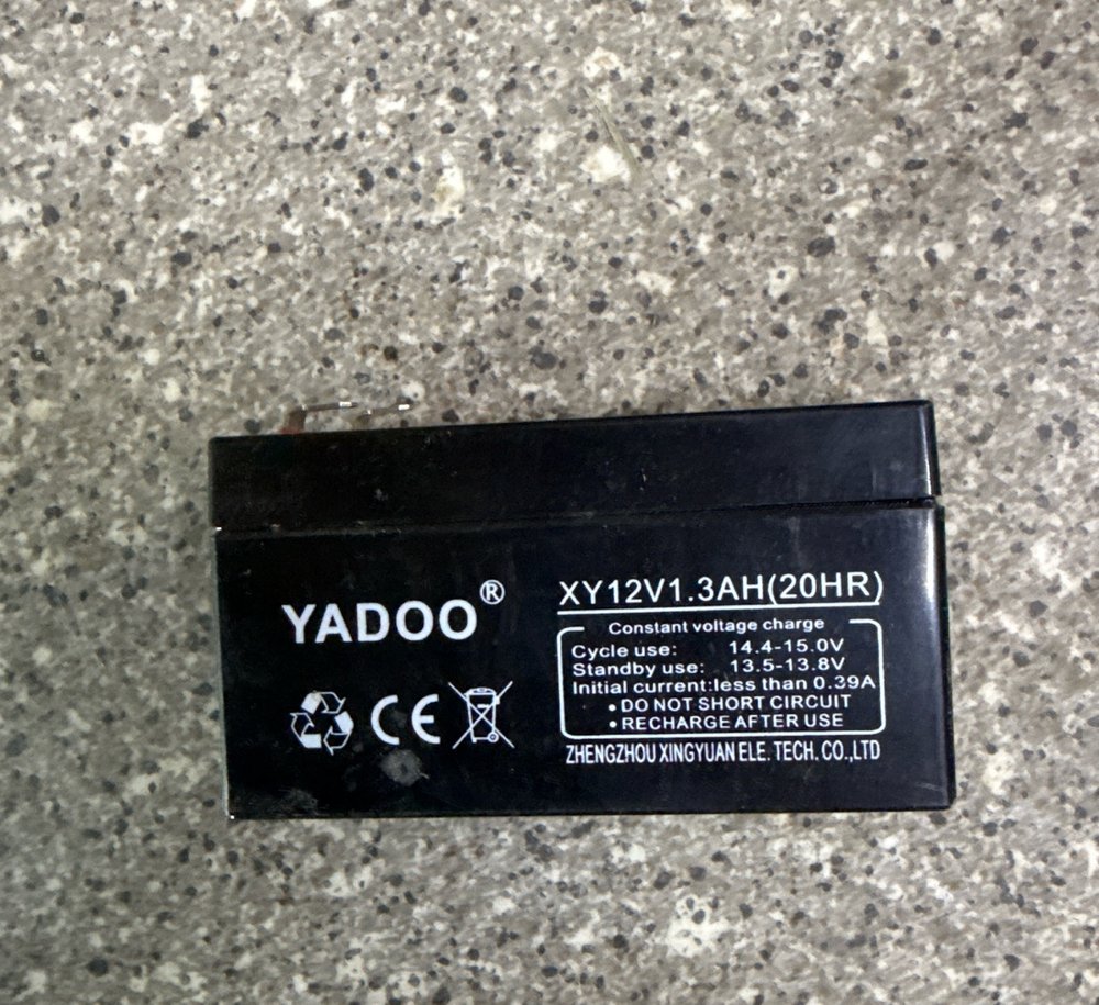 Аккумулятор 12V 1.3Ah