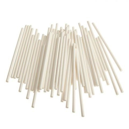 Палочки для кейк попсов 15см (белые) 10шт