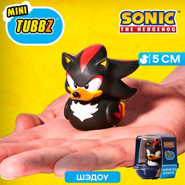Фигурка-утка Tubbz Sonic the Hedgehog Shadow (Mini) / Фигурка-утка Туббз по мотивам игр о Сонике, Шэдоу (мини)