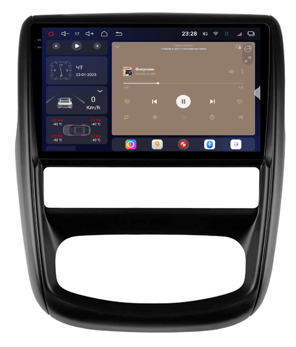 Магнитола для Renault Duster 2010-2015, Nissan Terrano 2014+ - Redpower 85361 PRO/PROmax ТОП звук, 2K QLED, Android 14, CarPlay, 4G SIM-слот