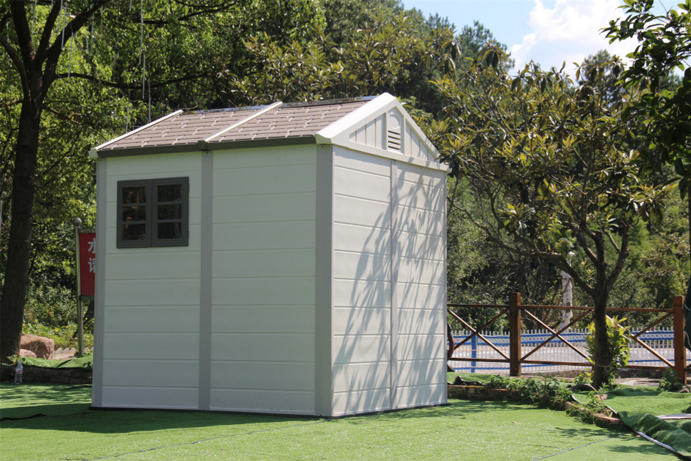 Садовый пластиковый сарай HouzBlock Comfort-2 7,5x7,5