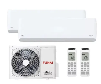 Мульти сплит-система Funai на 2 комнаты (25+25 кв.м.)