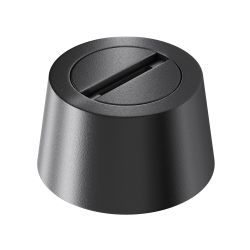 Чаша накладная для двойного вывода ленты черная Maytoni   TRA130CRDuo-B