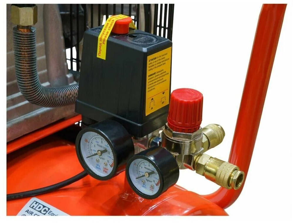 Компрессор HDC HD-A051 396 л/мин, 10 атм, ременной,50 л, 220 В (HD-A051)