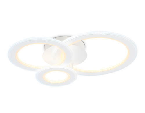 Потолочный светодиодный светильник с пультом FA861 WH белый 71W 580*430*120 (ПДУ РАДИО 2.4)