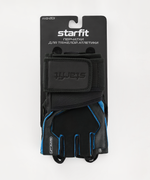 Перчатки для фитнеса STARFIT WG-201, черный/синий