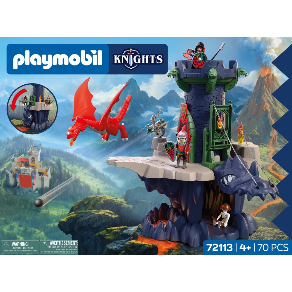 Playmobil Knights 72113 Башня рыцарей герба Дракон 70 деталей — фото 6