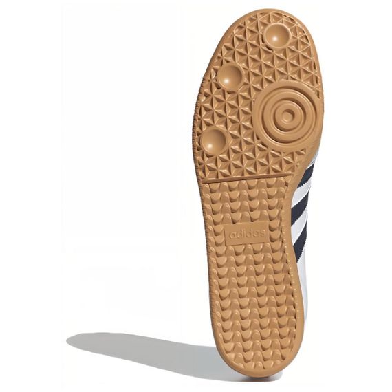 Кроссовки adidas originals SAMBA OG для скейтборда Низкие Белые и синие Юнисекс