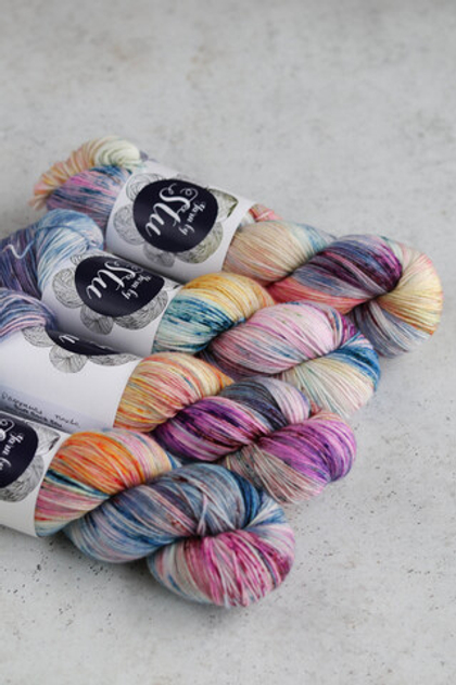 пряжа "Радужная тыква" Soft Sock Stu