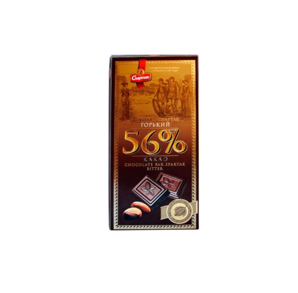 Шоколад горький PREMIUM 56% 95гр СПАРТАК, Беларусь