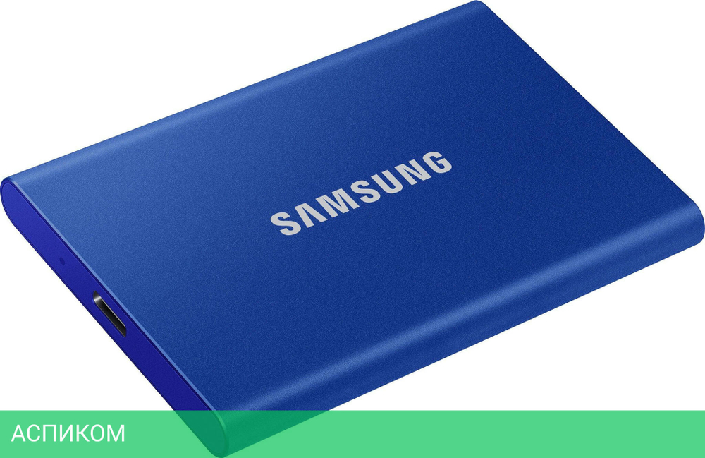 Внешний накопитель Samsung T7 Touch 1TB синий (MU-PC1T0H/WW)