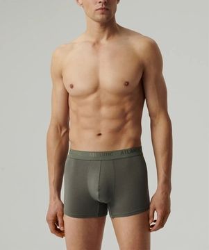 Трусы мужские боксеры Atlantic MH-1199 Pima cotton, хаки