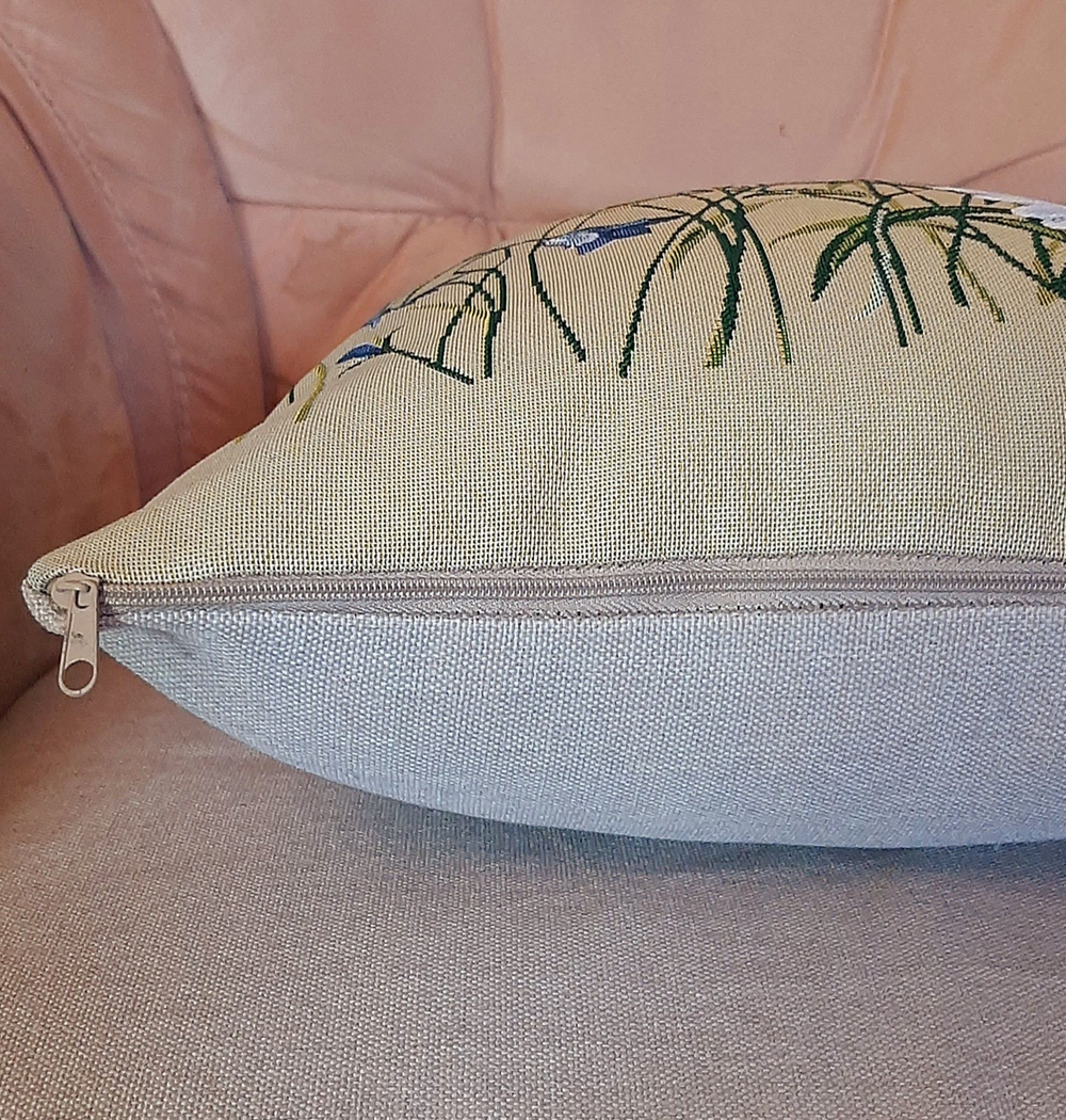 Декоративный гобеленовый чехол для интерьерной подушки Луговая 38*38