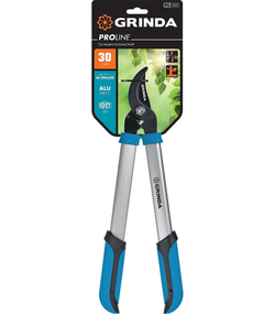 GRINDA PL-460, длина 460 мм, лезвия из высокоуглеродистой закаленной стали, алюминиевые рукоятки, малый плоскостной сучкорез, PROLine (424518)
