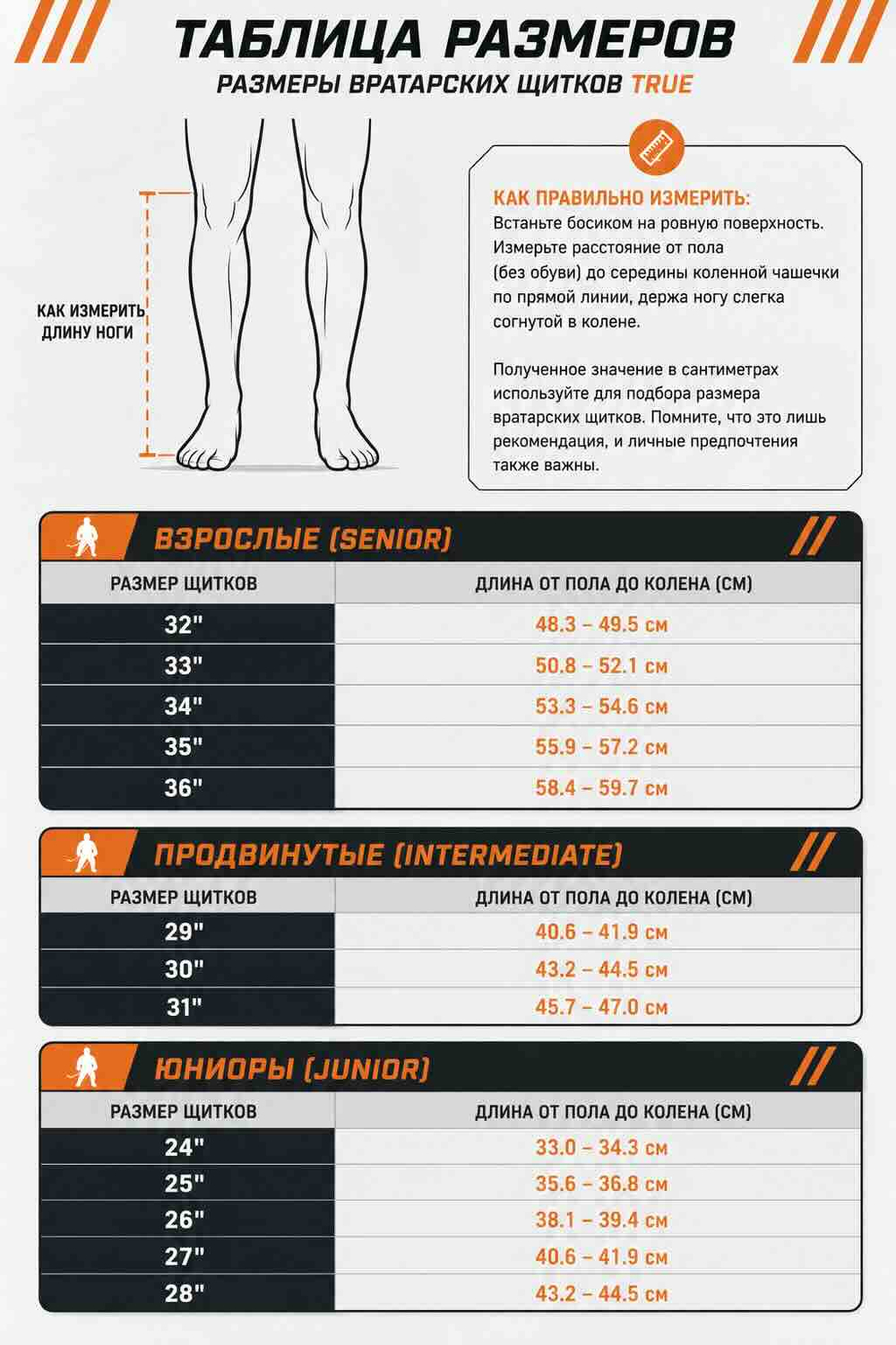 Щитки вратаря True Catalyst NITRO (SR)
