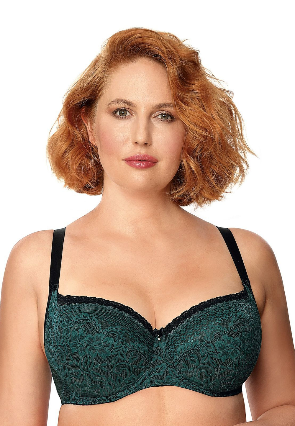Бюстгальтер на косточках Xena (Размер: 75G) (Цвет: изумрудный)