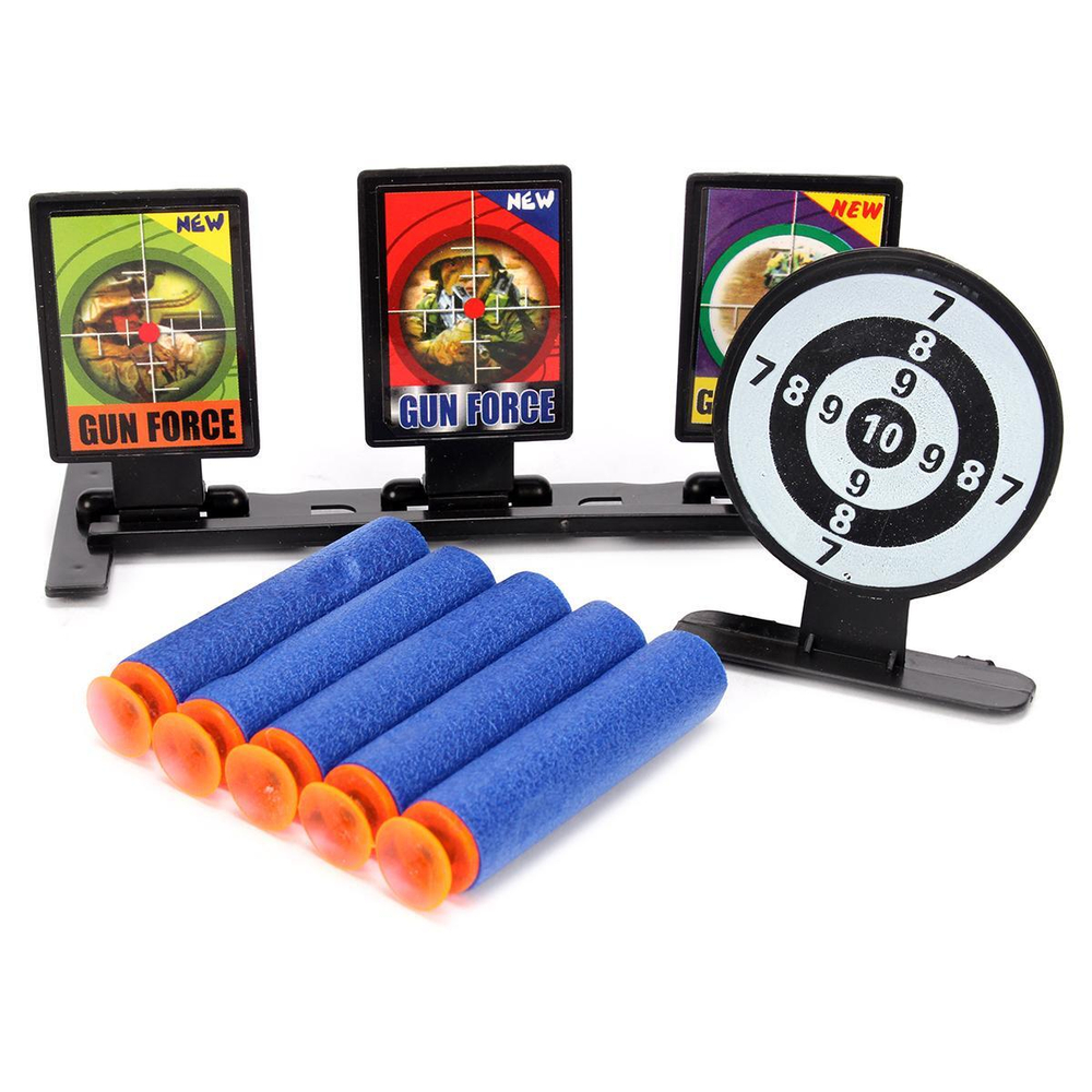 Пистолет с мягк.пулями, коробка 2022-2