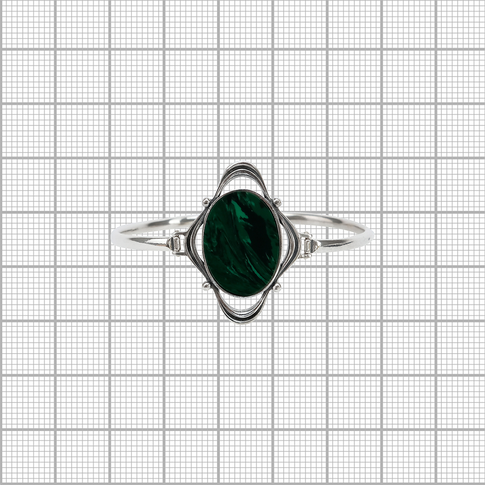 "Калуга" браслет в серебряном покрытии из коллекции "Города России" с замком зажимом