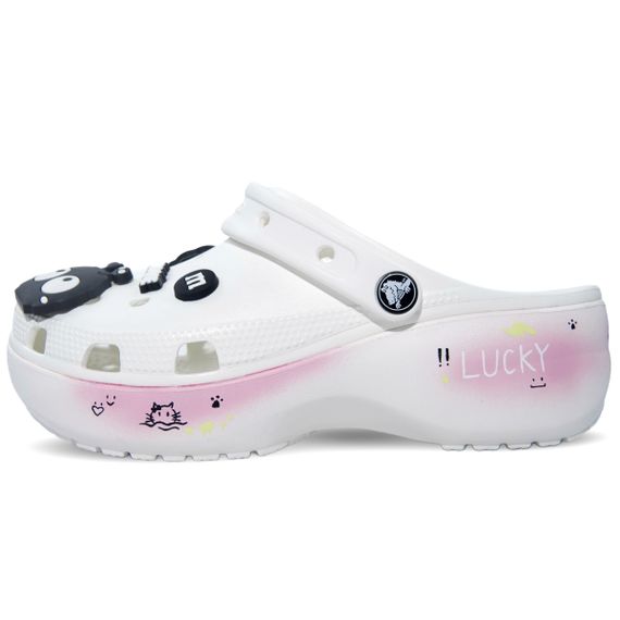 Crocs Classic Platform Clog 'Bright Pink'