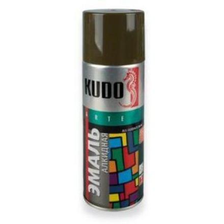 Эмаль аэрозольная KUDO 1005 универсальная хаки (0,52л)