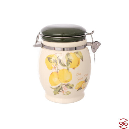 Банка для сыпучих продуктов Royal Classics Лимоны 700 мл 11,5*11,5*15 см