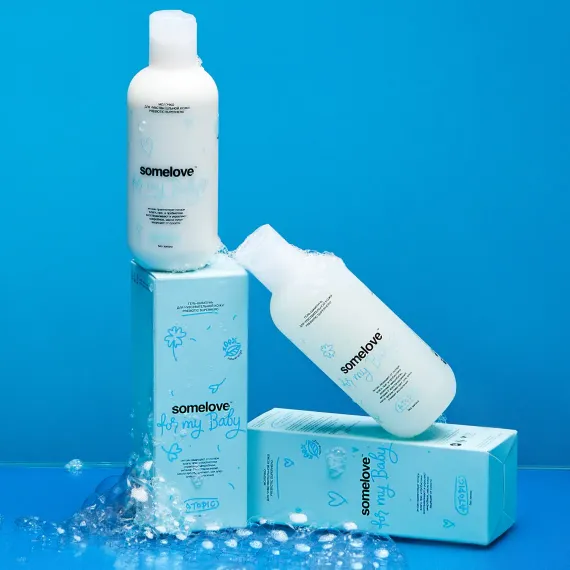 Гель-шампунь для чувствительной кожи новорожденного Somelove 200мл