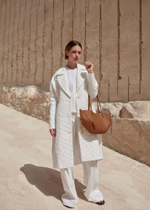 Сумка Polene Cyme Mini EDITION TEXTURED CAMEL