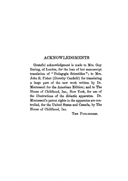 The Montessori method: scientific pedagogy as applied to child education in "the Children's Houses" with additions and revisions | Maria Montessori