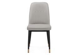 Стул на металлокаркасе Flor light gray / black