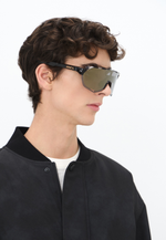 Спортивные очки 100% S2 - Gloss Black Havana - Soft Gold Mirror