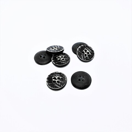 1925 Пуговица №508, 24L (черный; 10216170/100819/0143677, КИТАЙ)