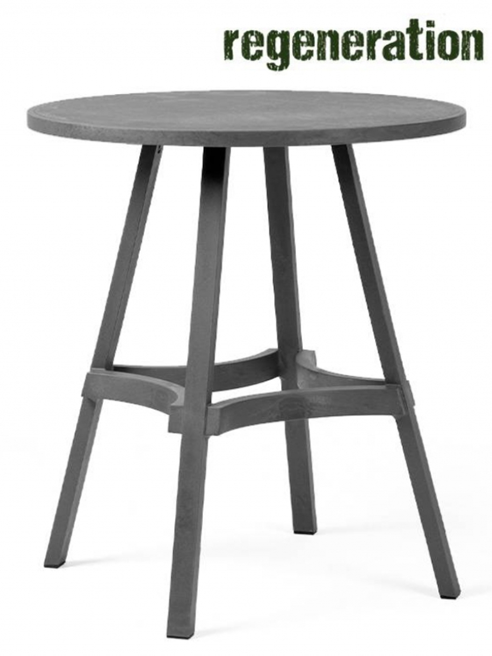 Стол пластиковый обеденный Nardi Combo 70, базальт