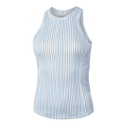 Женская теннисная майка Lucky in Love Aegean Stripe Tank Top Women - Blue, White