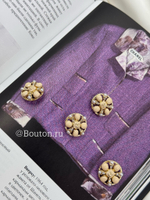 Пуговицы Шан. Бежевые Эмаль жемчуг 18 мм скидка