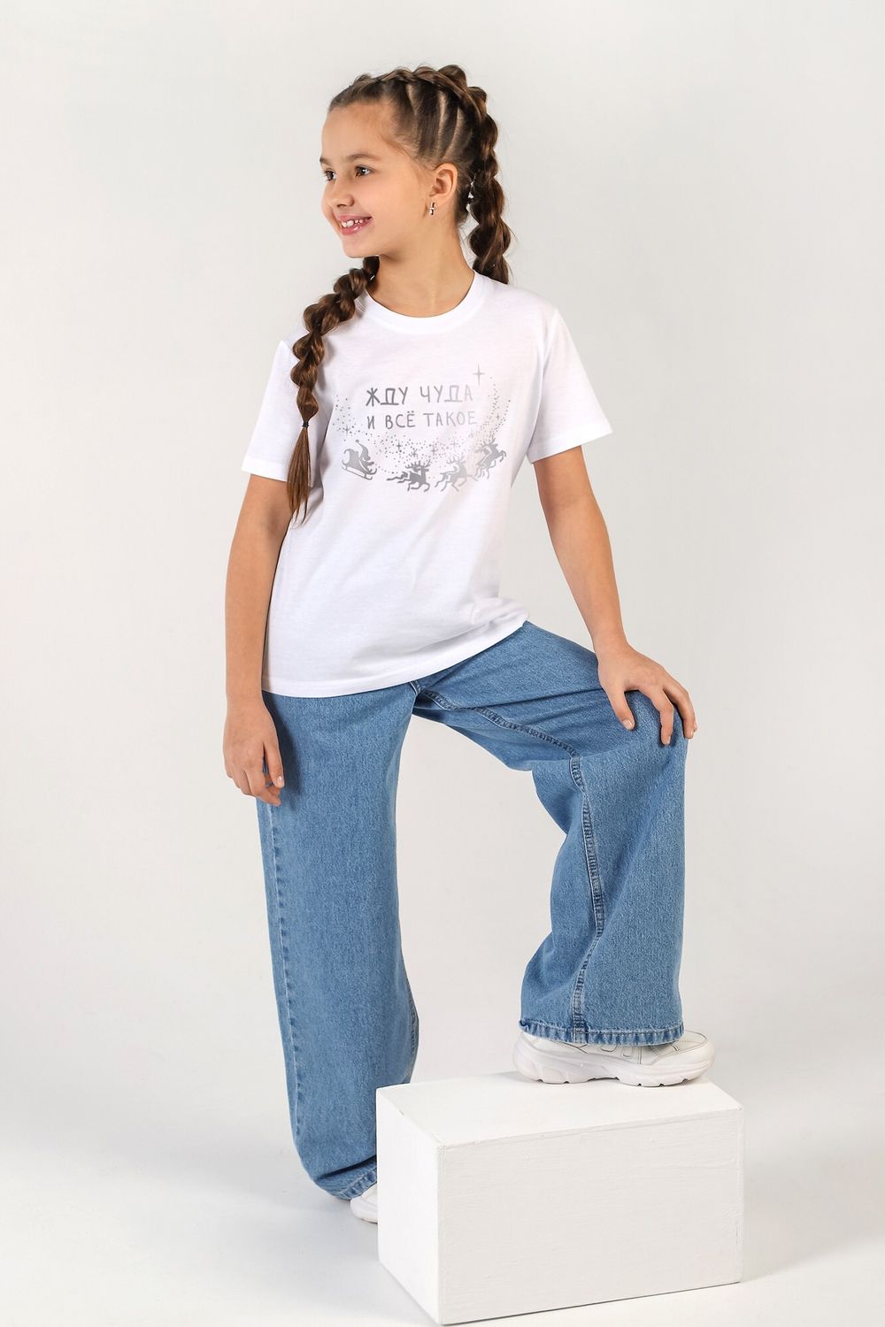 Фуфайка для девочки Презент-1 Виотекс БЕЛЫЙ