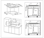 Поверхность варочная  ДеЛюкс 595204.01-001 ЭВС (черное стекло 59*52) Россия
