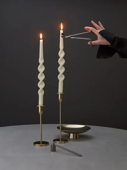 Набор аксессуаров для свечей графитового цвета из коллекции essential