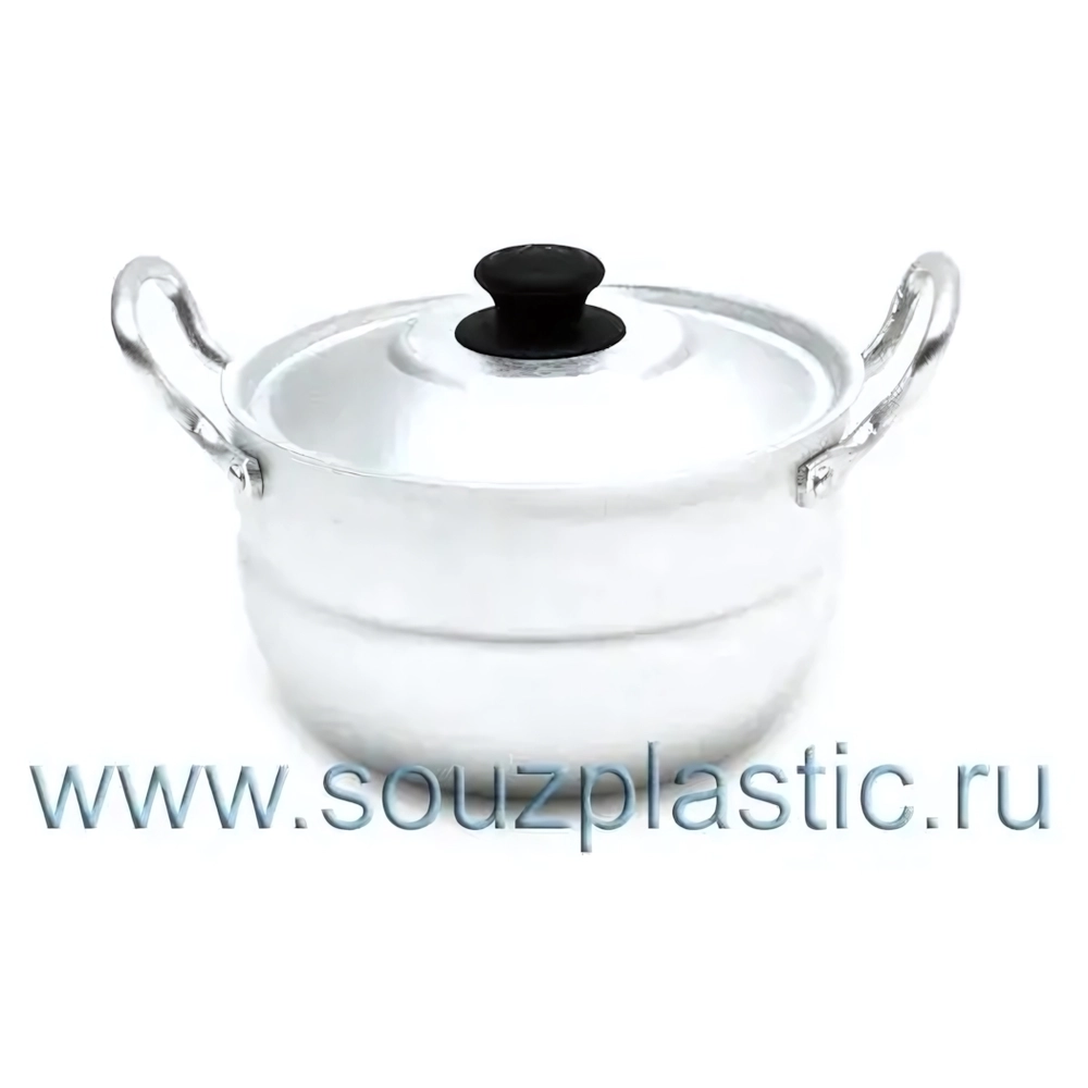 Кастрюля 1,7л 2 руч., мет./кр. КАЛИТВА (алюминий)