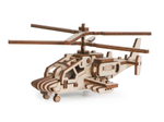 Вертолет Акула (Lemmo) - деревянный конструктор, сборная модель, 3D пазл