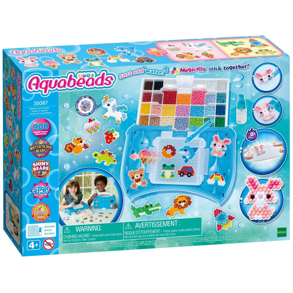 Aquabeads - Набор для начинающих 900 бусин Современный поднос для укладывания 35087