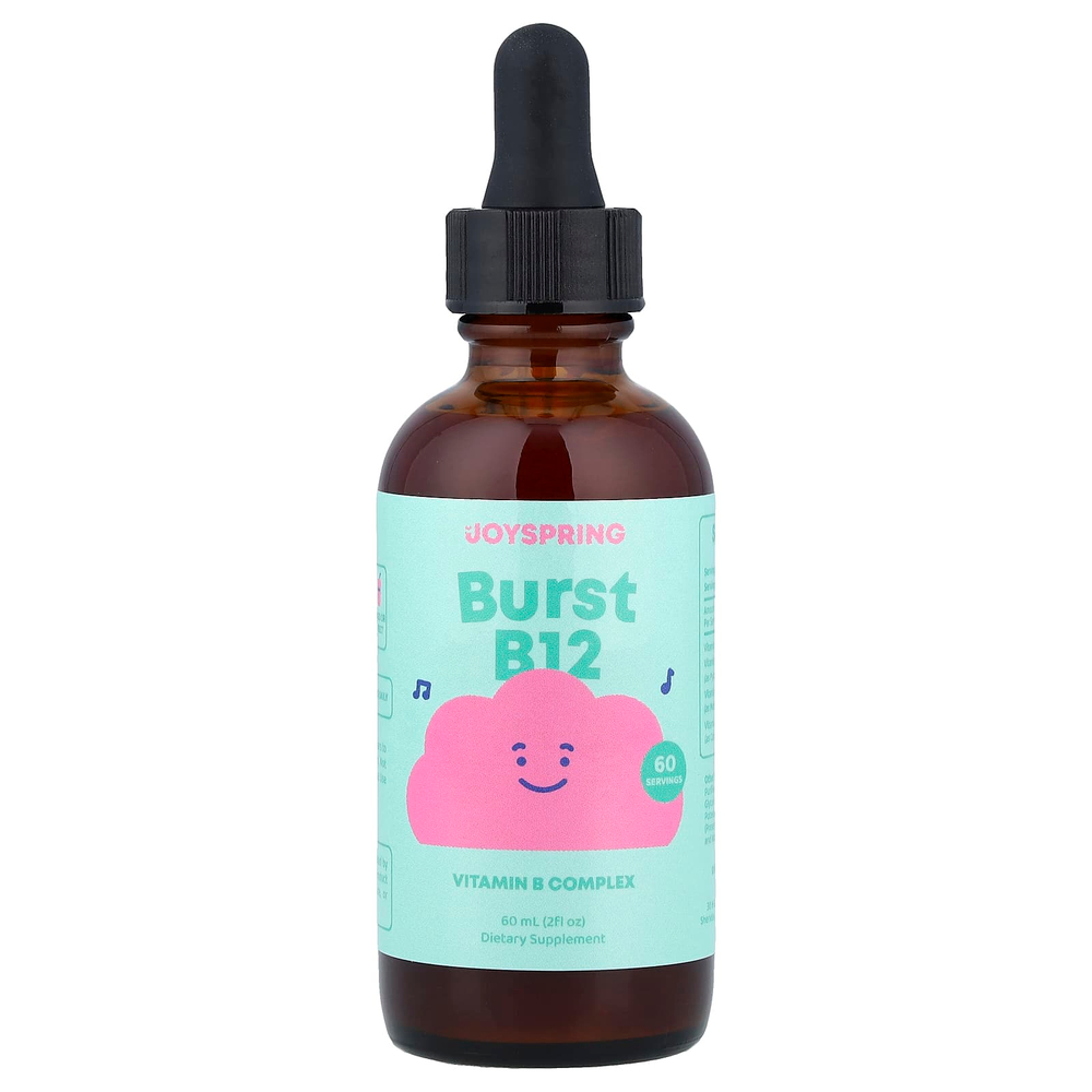 JoySpring, Burst B12, комплекс витаминов группы B, 60 мл (2 жидк. унции)