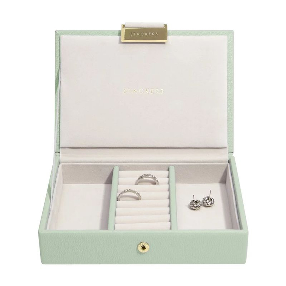 Органайзер для украшений Stackers Mini Box Lid (Taupe) (светло-зеленый / Sage Green)