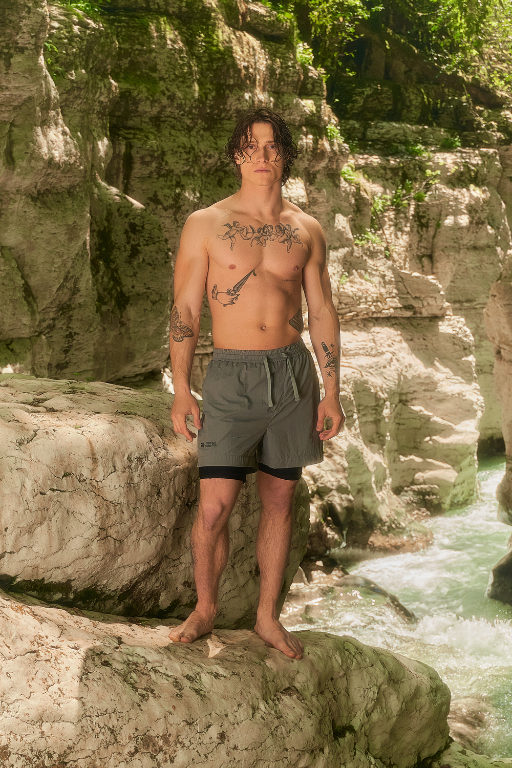 Шорты Called a Garment Grasshopper Shorts "Grey"