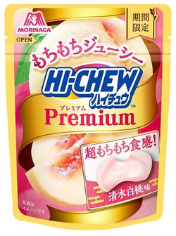 Жевательные конфеты Hi-Chew Premium со вкусом белого персика, Morinaga, 35г