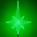 Макушка - Звезда на елку «Роза Ветров» зеленая